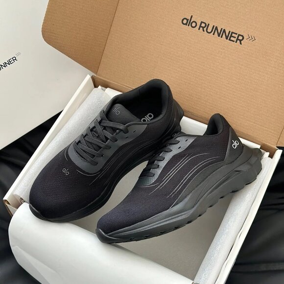 ALO Yoga Shoes - ALO Yoga Black Runner Sneakers